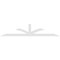 Ekena Millwork Richland Architectural Grade PVC Gable Bracket, 108"W x 22 1/2"H x 4"D x 4"F, 5/12 Pitch GBP108X23X0404RIC00 - alternate 2